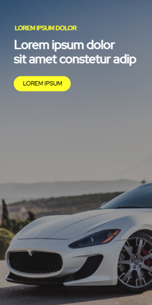Display ad for car renting companies