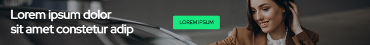 Banner template for auto related services