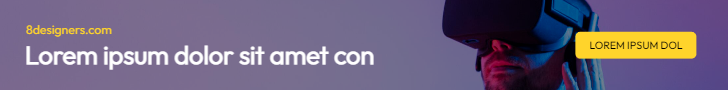 Display banner ad for AR/VR stuff