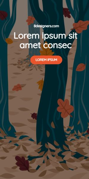 Template for the autumn season