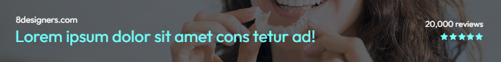 Display banner for ortodontists