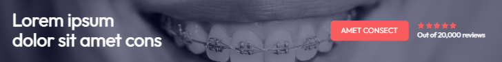 Display ad for orthodontists 