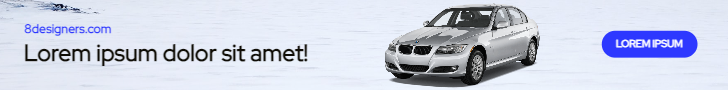 Display ad for A BWM car