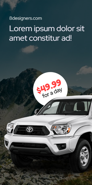 Template for US car renting 