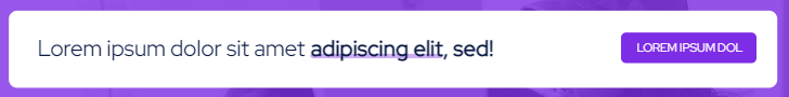Free ad banner with text 
