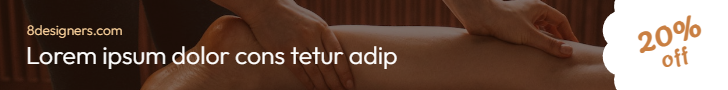 Spa and relaxation display ad 