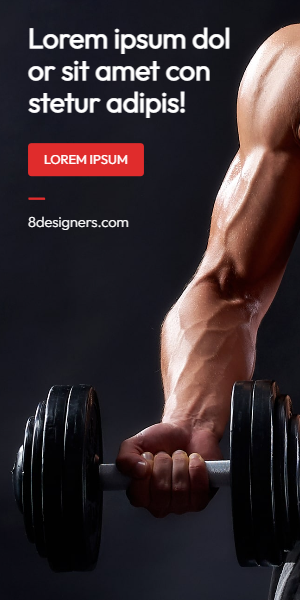 Display ad targeted towards gym bros 