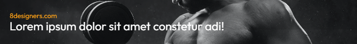 Ad template for gyms 