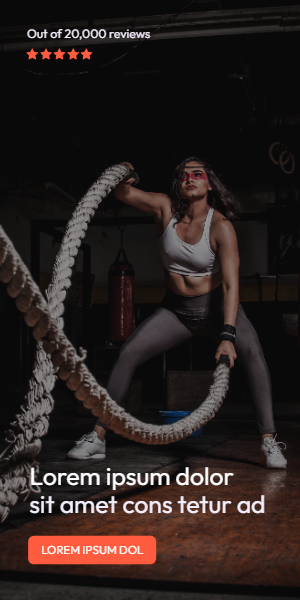 Display ad for gyms