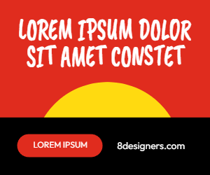 Sunset illustration banner or something