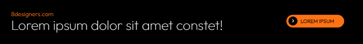 Plain ad template with text
