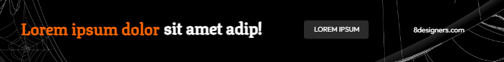 Spooky banner to scare people on the internet