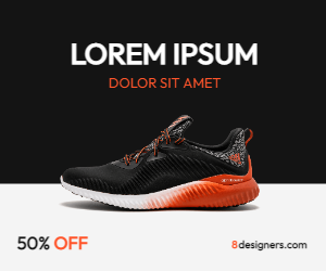 Fashion banner ad