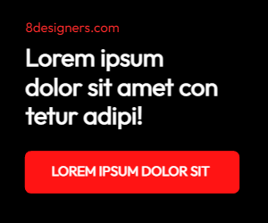 Minimalist ad template 