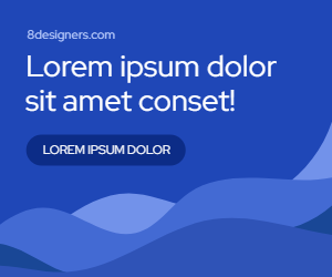 Blue waves google banner