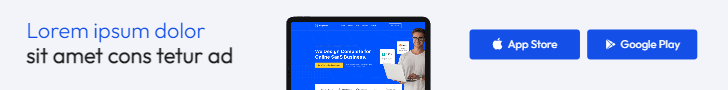 App, website, saas ad template